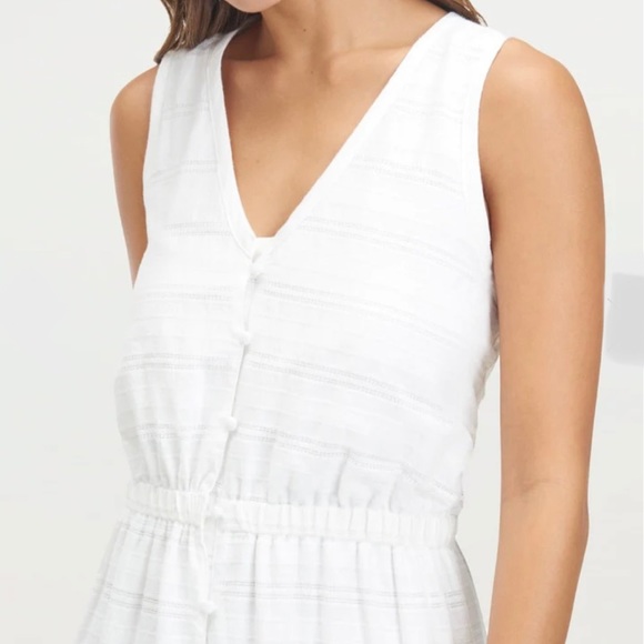 NWT Splendid Womens Northstar white Cotton Tiered Casual Maxi Dress - Small - Picture 6 of 6